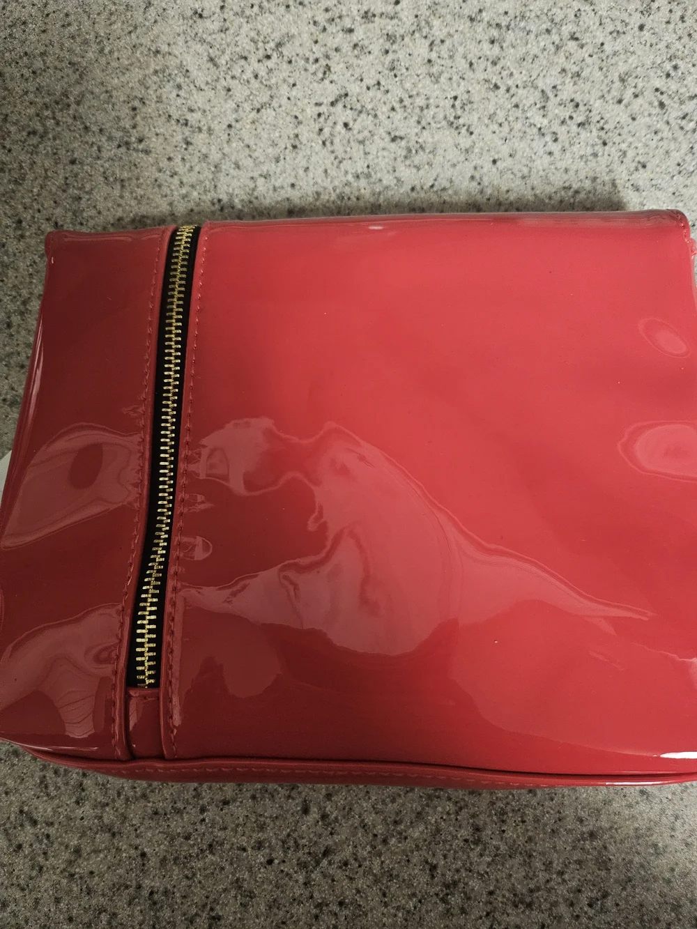 Yves Saint Laurent Pink Patent Leather Zip-Top Women's Clutch - Picture 11 of 13